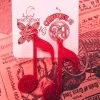 Red Music Note Earrings
