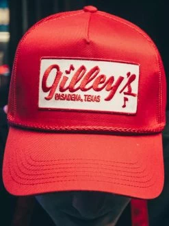 Gilleys Patch Red Braid Hat