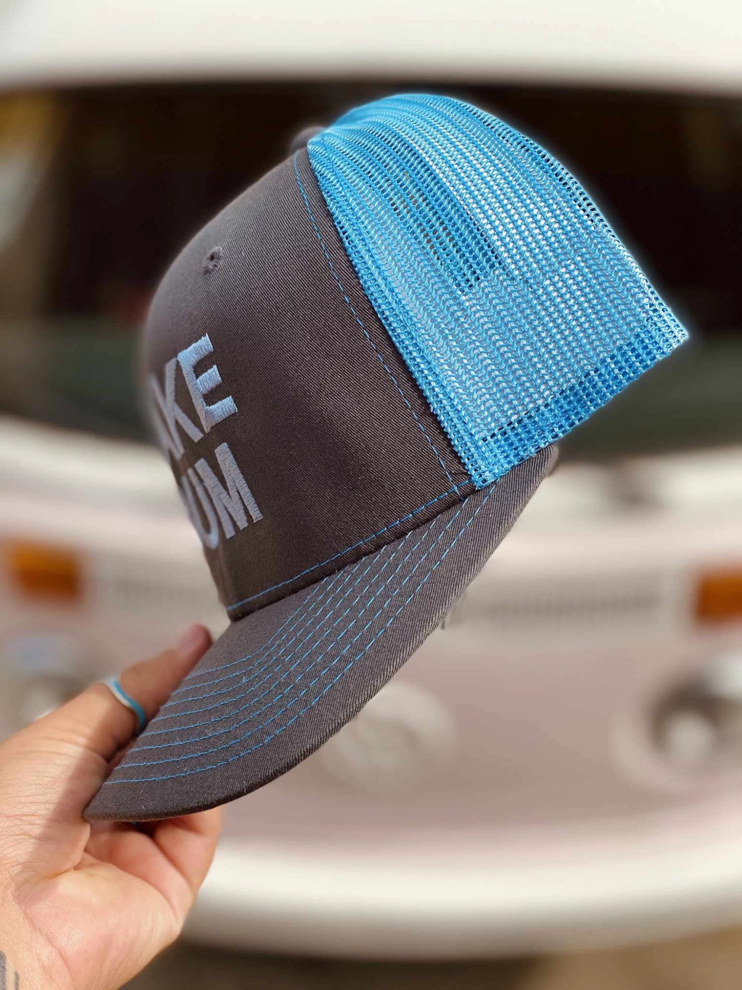 Lake Bum Hat - Aqua 2 Lake Bum Hat - Aqua - Image 2