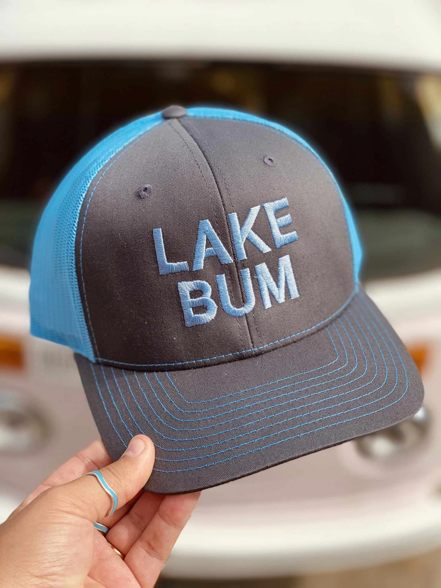 Lake Bum Hat - Aqua 1 Lake Bum Hat - Aqua