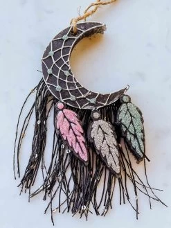 Moon Feathers Fringe Freshie