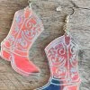 Boot Earrings