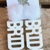Here Comes The Bride Earrings - White With White Pom