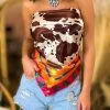 Cowhide Cactus Wild Rag