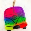 Multi Colored Peace Van Freshie