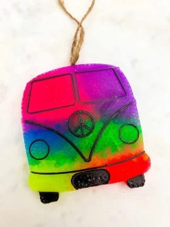 Multi Colored Peace Van Freshie