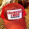 Crawfish And Beer Trucker Hat