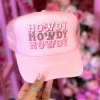 Pink Howdy Trucker Hat