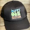 Dirty Ole Hippie Black Trucker Hat