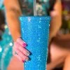 Sippin' Bling Cup - Turquoise