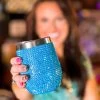 Sippin' Bling Wine - Turquoise