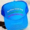 Save Water Drink Margs On Repeat Trucker Hat - Neon Blue