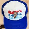 America Bolt Blue Trucker Hat