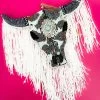 Cow Print Steer Fringe Freshie