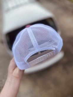 SFC Leather Patch Logo Hat - Pink -Accessories Sale Store SFC Leather Patch Logo Hat Pink Accessories 3