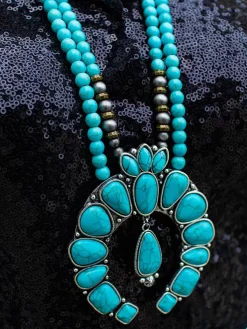 Suit Yourself Turquoise Squash Necklace 5 Suit Yourself Turquoise Squash Necklace -Accessories Sale Store SFCoct22 131