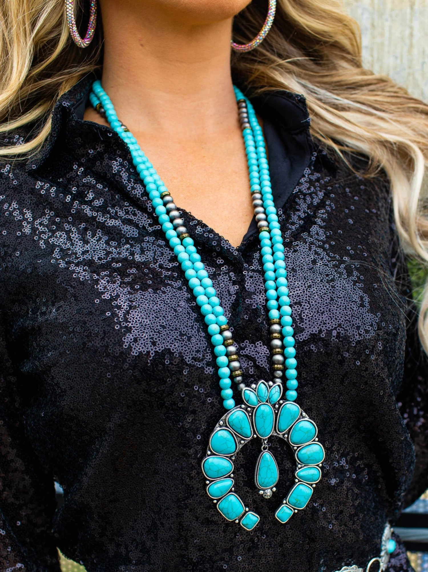 Suit Yourself Turquoise Squash Necklace 1 Suit Yourself Turquoise Squash Necklace